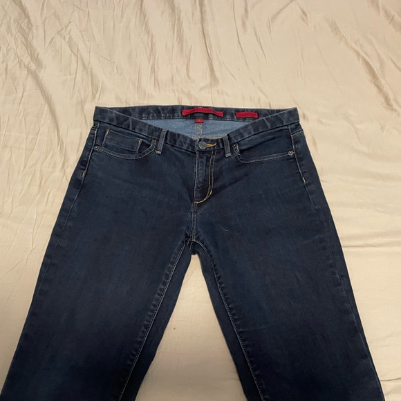 Banana Republic Limited Edition Dark Wash Straight Leg Denim Jeans 6 - Picture 3 of 5